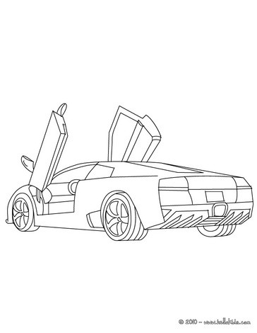 Sports Coloring Pages on Lamborghini Murcielago Color In   Sports Car Coloring Pages