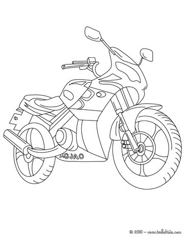 Motorcycle Coloring Pages - Free Printable Coloring Pages for Kids