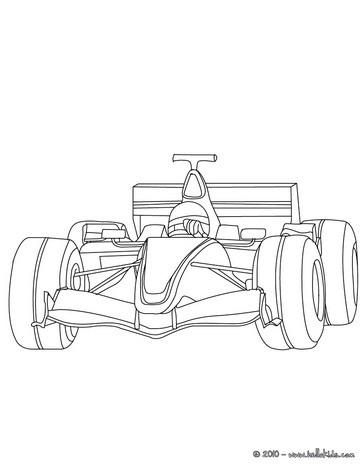 Cars Coloring Sheets on Formula One Coloring Page   Formula One Coloring Pages