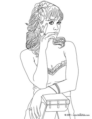 Kids Colorings Pages on Cute Katy Perry Coloring Page   Katy Perry Coloring Pages
