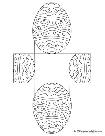 coloring pages easter eggs. Easter egg box coloring page