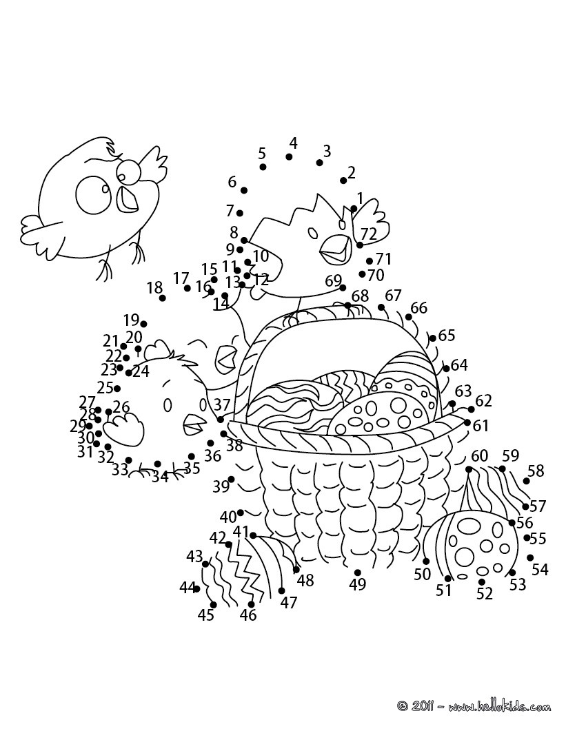 Easter Eggs And Chicks Dot To Dot Game Coloring Pages Hellokids Easter Eggs And Chicks Dot To Dot Game Coloring Pages Hellokids