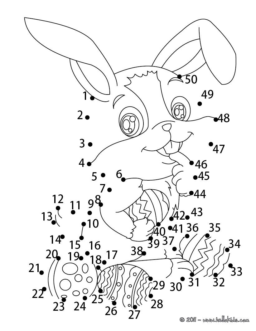easter bunny coloring pages games cool - photo #22