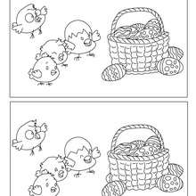 EASTER BASKET difference game