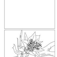 Mother's Day coloring card