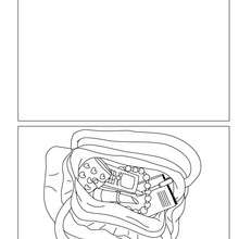 Mom's handbag coloring card
