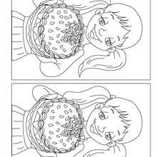 Mother with a cake difference game - Free Kids Games - DIFFERENCE GAMES - MOTHER'S DAY difference games