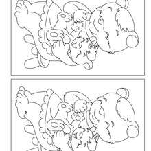 Bear mum difference game - Free Kids Games - DIFFERENCE GAMES - MOTHER'S DAY difference games