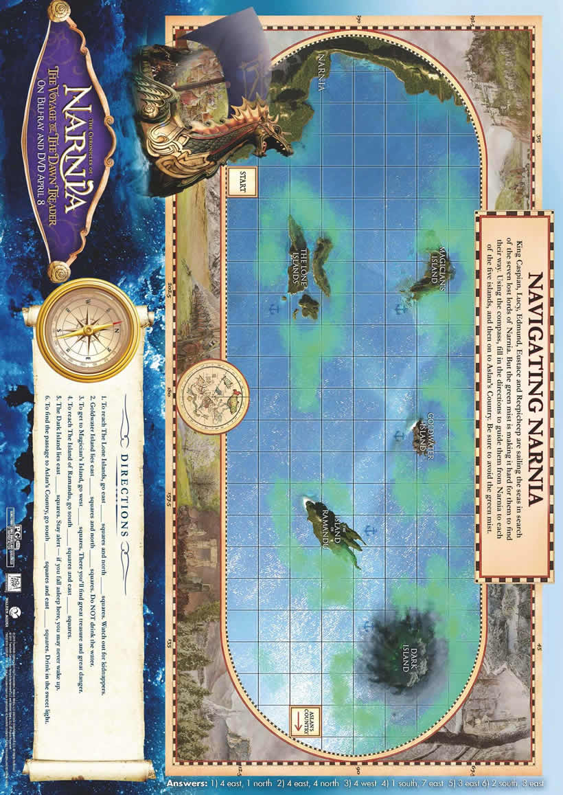 Narnia navigation game