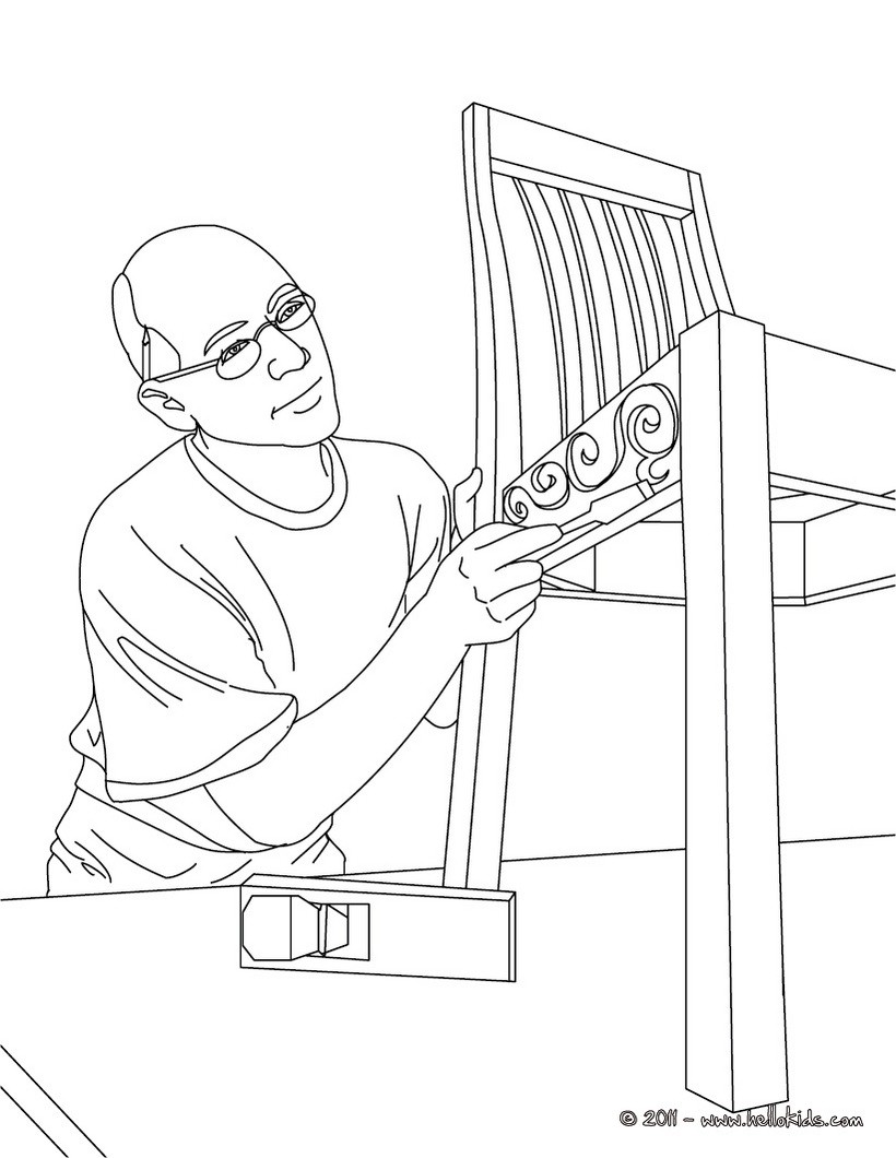 Carpenter Tools Coloring Pages Coloring Pages