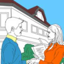 REAL ESTATE AGENT coloring pages - JOB coloring pages - Coloring page