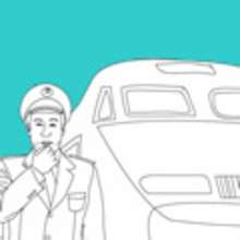 TRAIN STATION JOBS coloring pages - JOB coloring pages - Coloring page