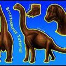 How to Draw a Brontosaurus - Drawing for kids - Drawing tutorials step by step - Realistic Dinosaurs