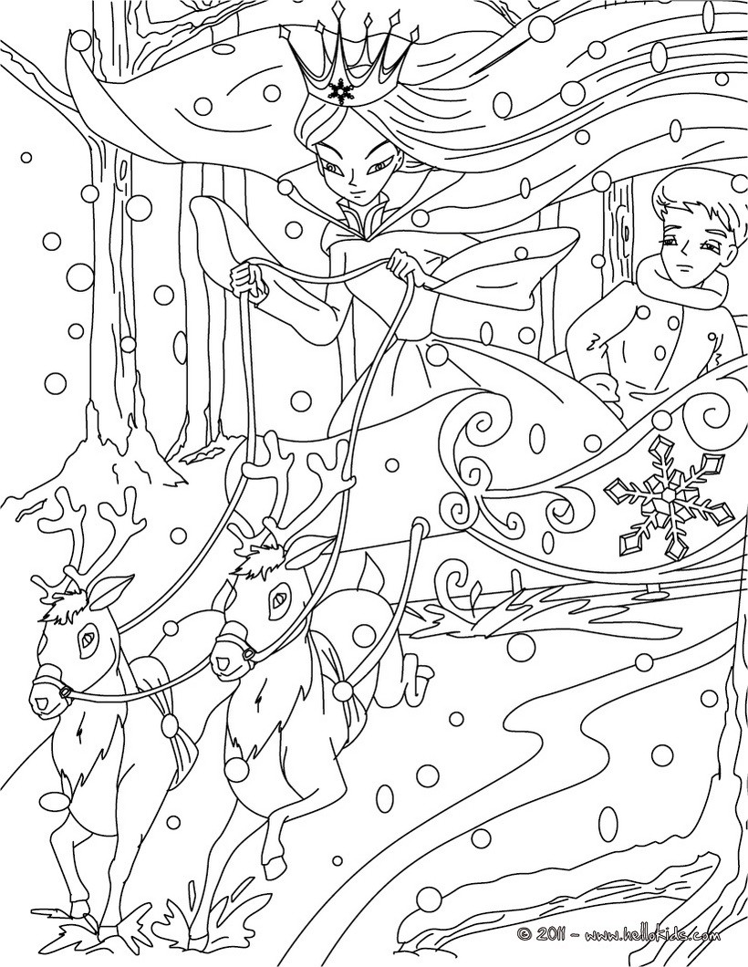 h c andersen coloring pages - photo #23