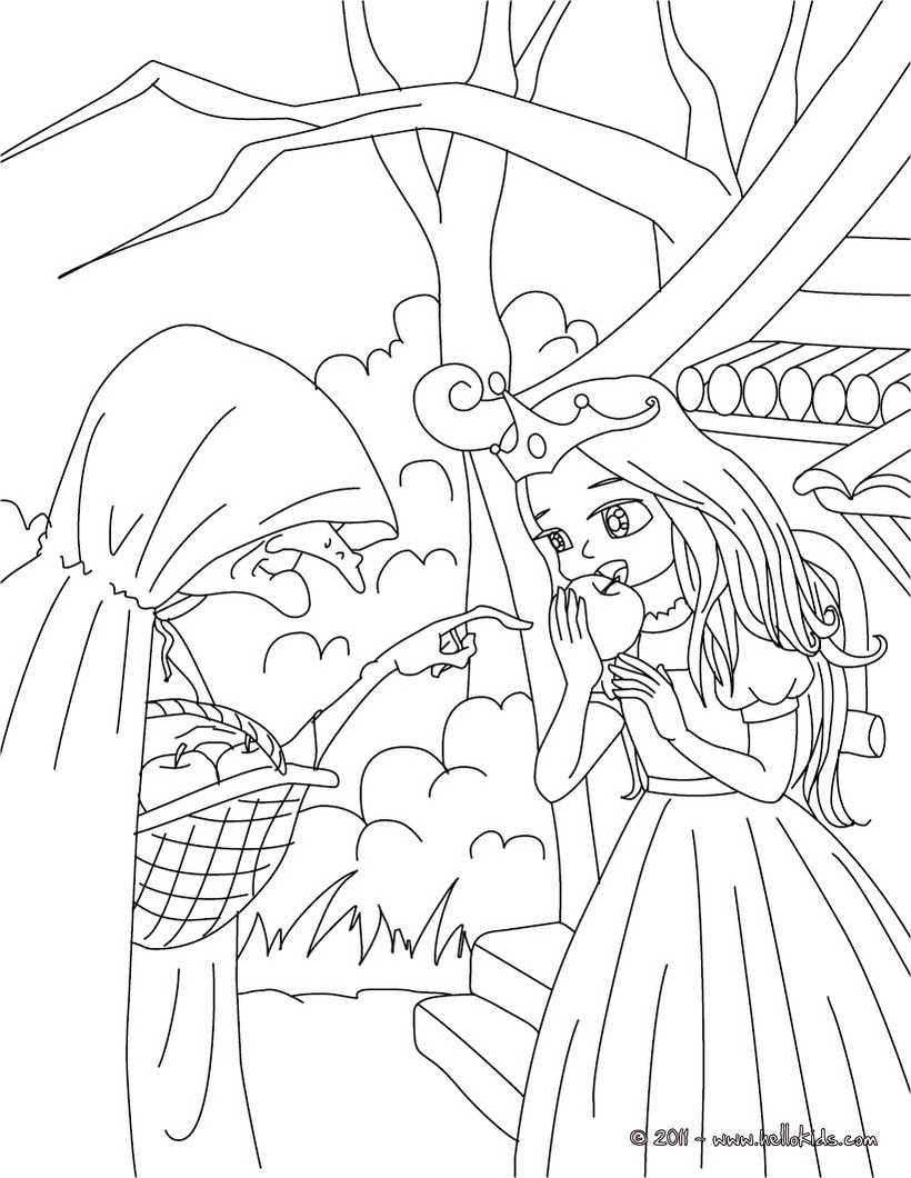 fairy tale coloring book pages - photo #27