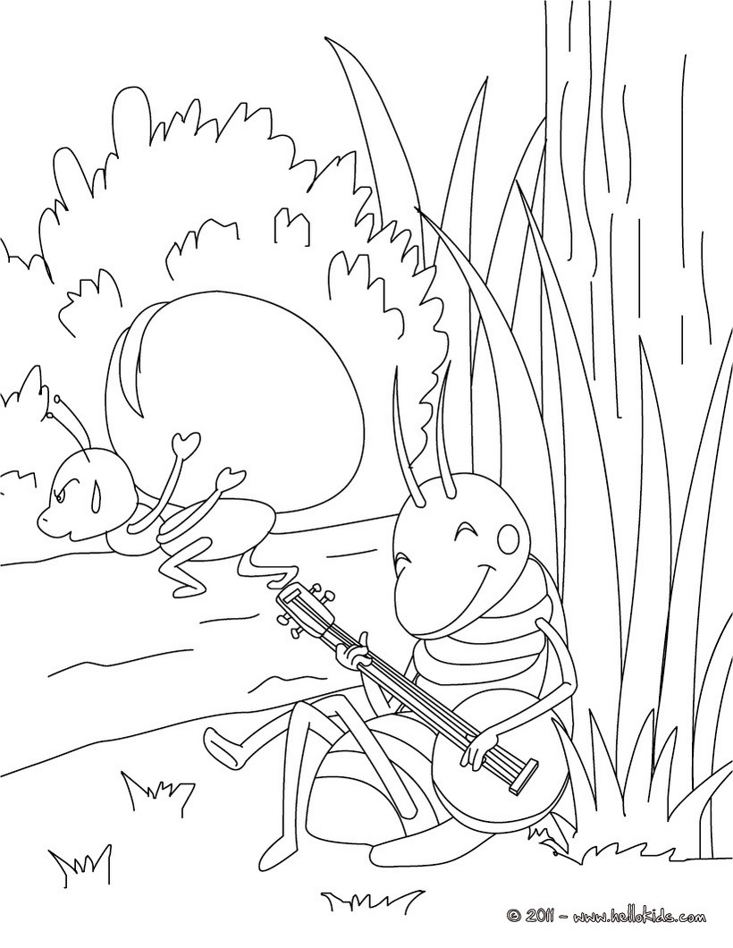 fable coloring pages - photo #10