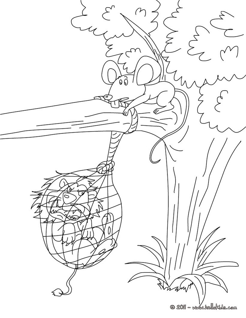fable coloring pages - photo #8