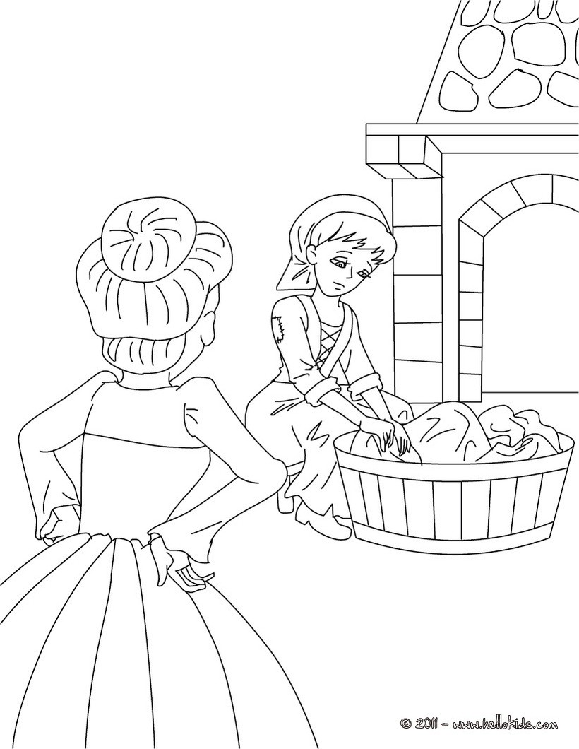 fairy tale carriage coloring pages - photo #7
