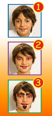 DEVIL face painting for kids