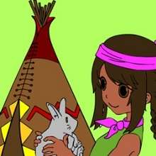 Native American girl online puzzle