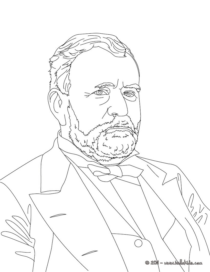 ulysses grant coloring pages - photo #5
