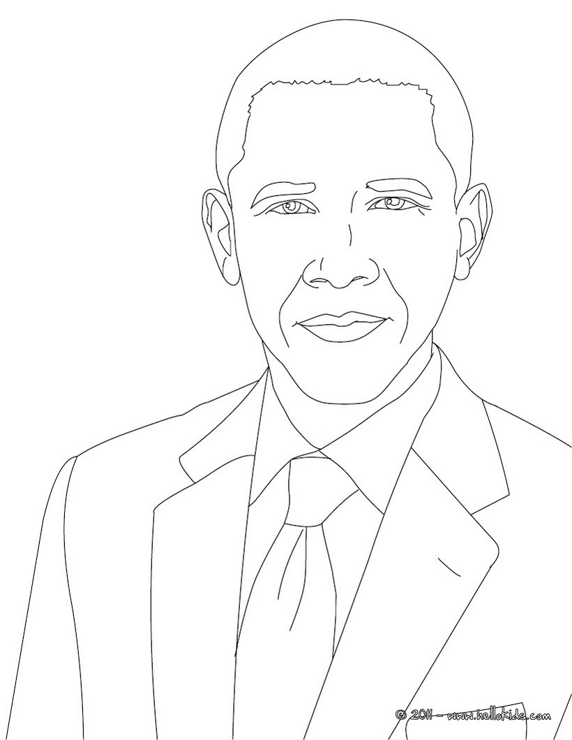 obama coloring pages for children - photo #24
