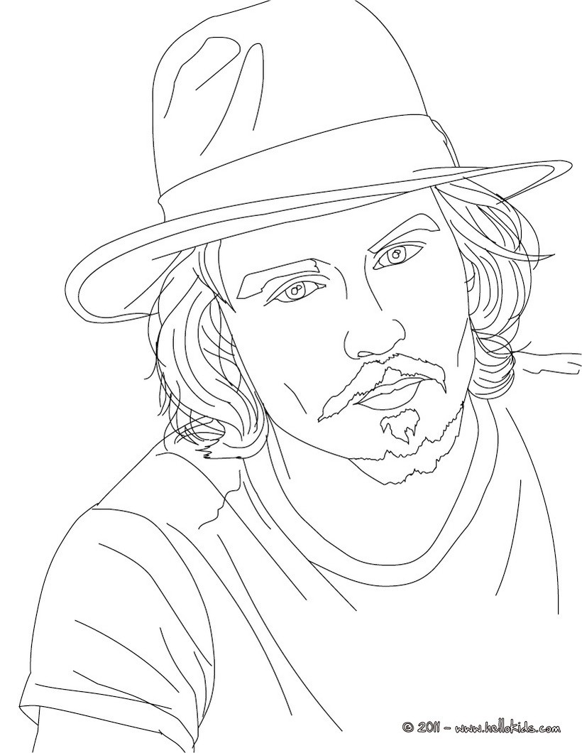 outline drawings of famous people