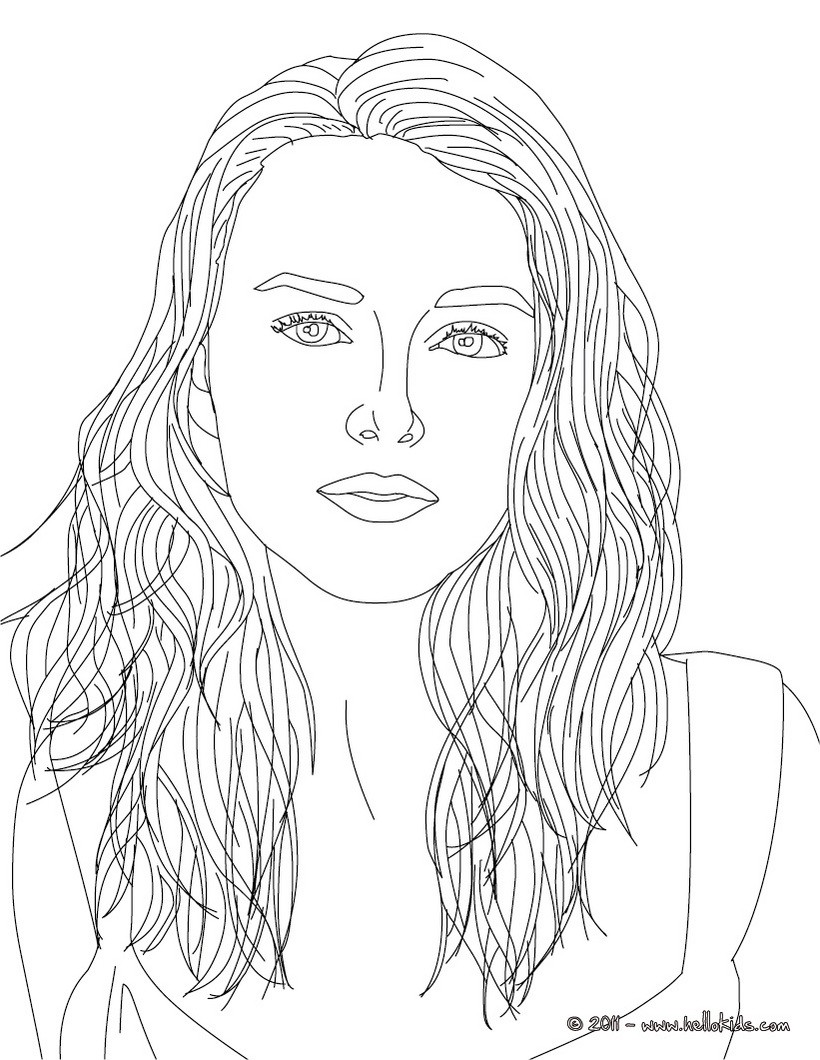 Keira knightley coloring pages   Hellokids.com
