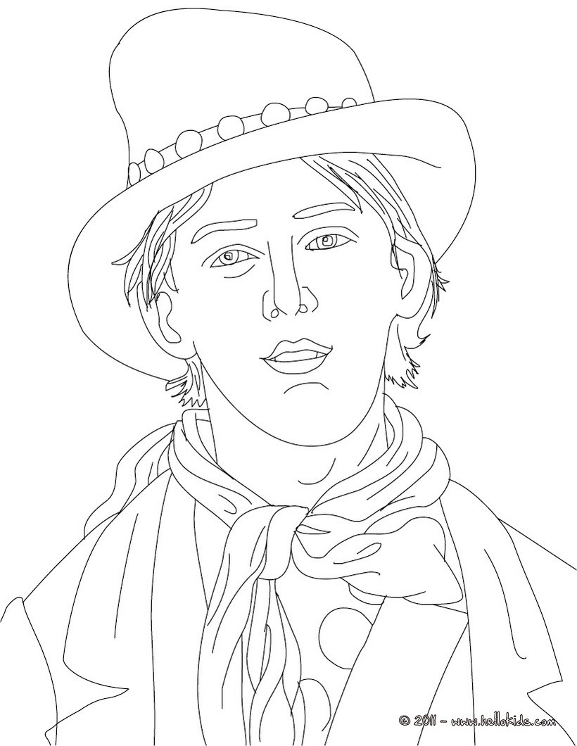 davy crocket coloring pages - photo #8