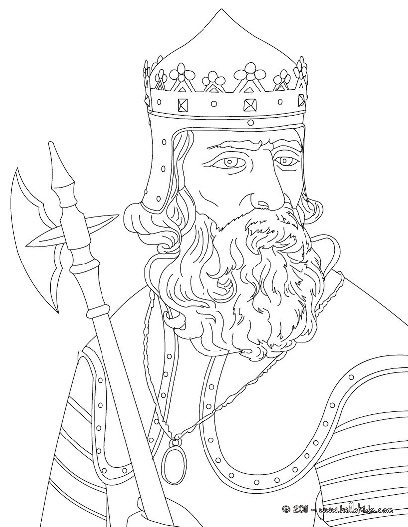 King robert the bruce coloring pages   Hellokids.com