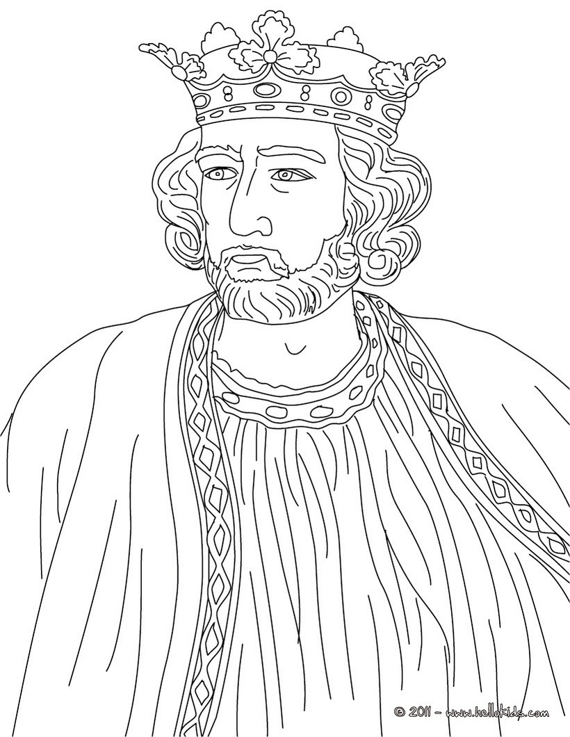 King edward i coloring pages   Hellokids.com
