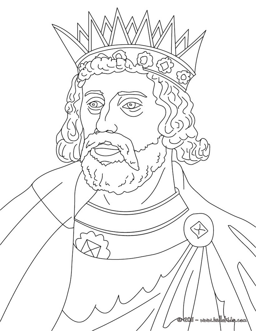 King Henry Iii Coloring Pages - Hellokids.com