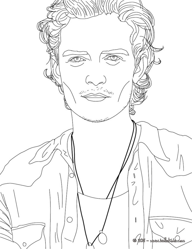 Orlando Bloom Coloring Pages Hellokids Com Coloring pages with king penguin among snowflakes, zentangle ill. hello kids