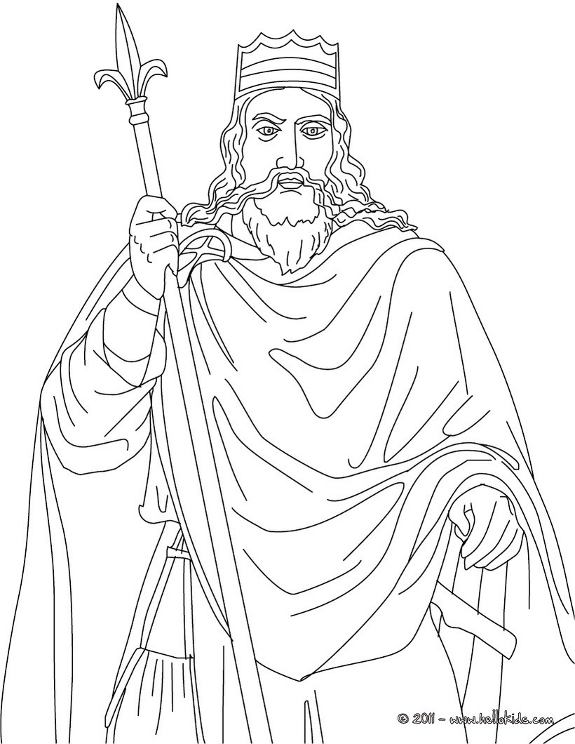 king and queen coloring page