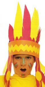 Carnaval: maquillaje de indio - Manualidades para niños - Manualidades para cada fiesta del año - Manualidades infantiles CARNAVAL - Maquillajes de CARNAVAL - Maquillaje INDIO