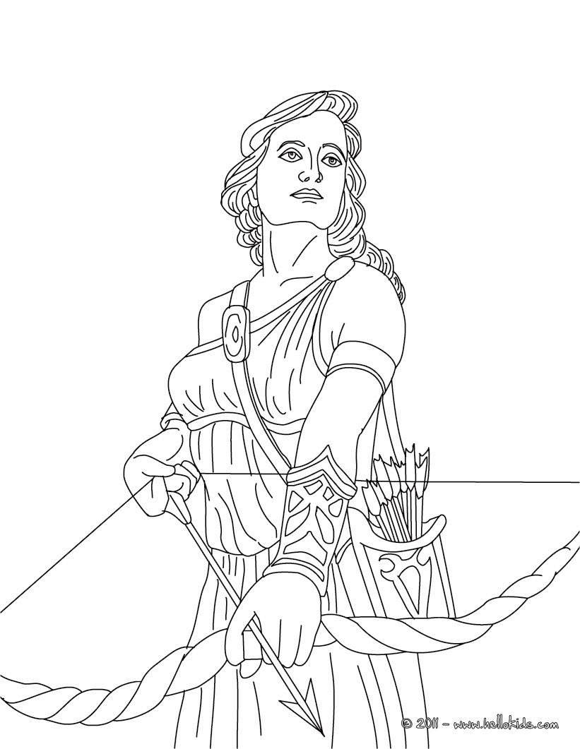 goddess coloring pages