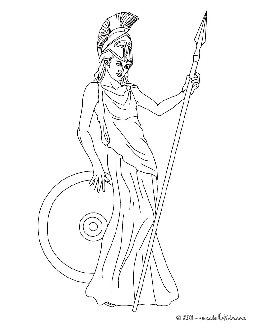 Drawing Of Athena
