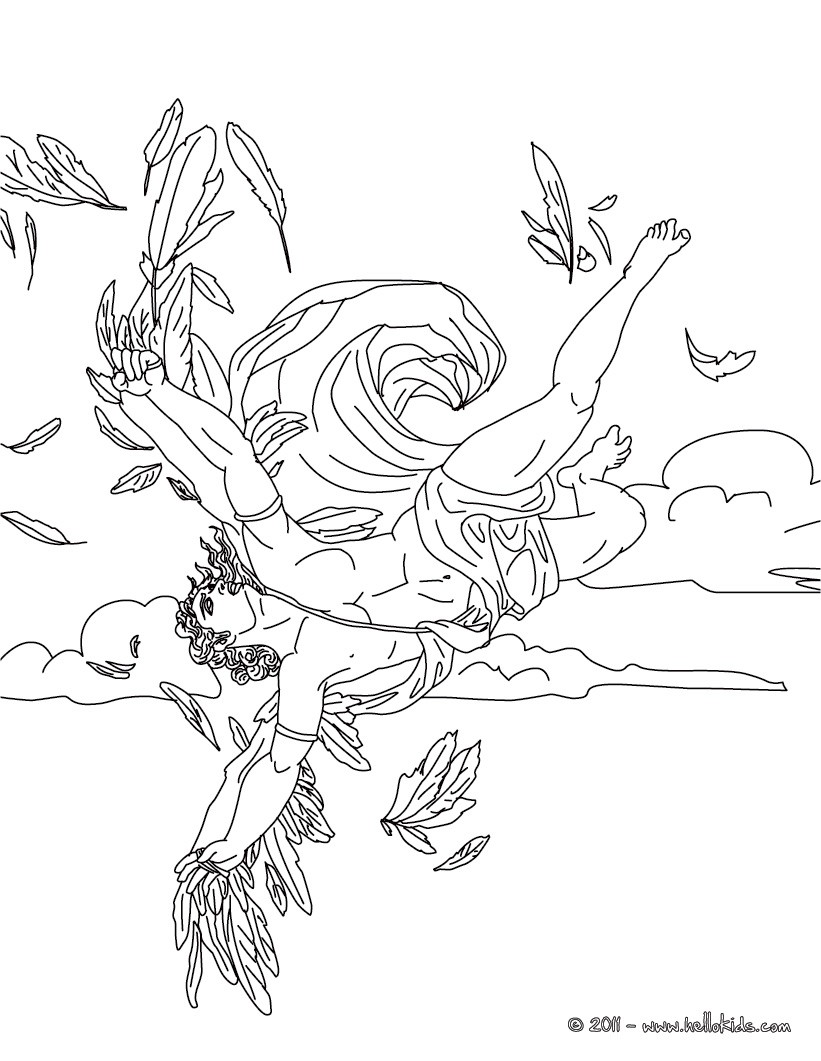 icarus coloring pages - photo #34