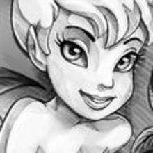 How to Draw Tinkerbell Easy - Drawing for kids - Drawing tutorials step by step - Disney