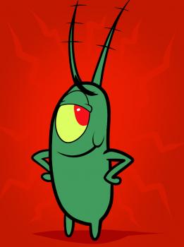 How to draw how to draw plankton from spongebob ...