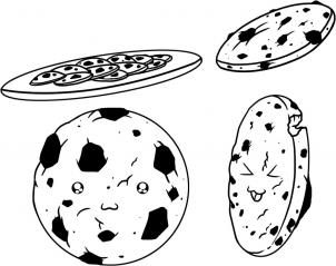 How to draw how to draw cookies - Hellokids.com