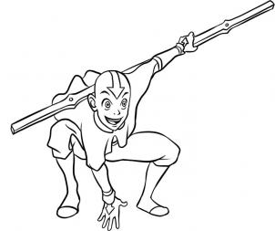 How to draw how to draw aang Hellokidscom