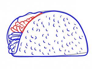 How to draw how to draw a taco - Hellokids.com
