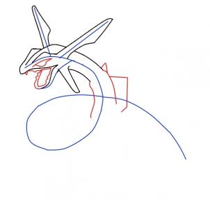 How to draw rayquaza - Hellokids.com