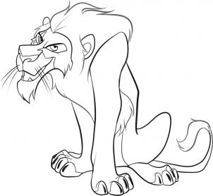 Scar Coloring Pages