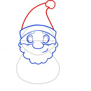 How to draw santa - Hellokids.com