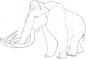 How to draw how to draw a woolly mammoth Hellokidscom