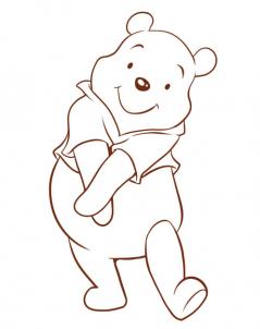 How to draw how to draw pooh Hellokidscom