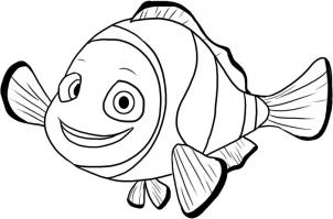 How to draw how to draw nemo from finding nemo Hellokidscom