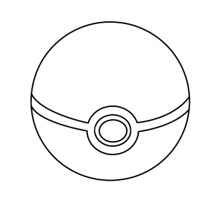 How to draw pokeball Hellokidscom